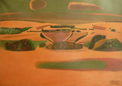 Henri Hayden Paysage du Limon huile sur toile 73x100 sbd datée 59