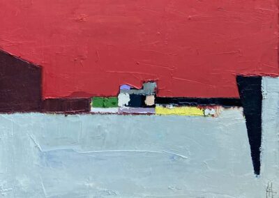 Christian-Nicolas Hoët (né en 1969) paysage hst 54x73 ref 240217 datée 2024