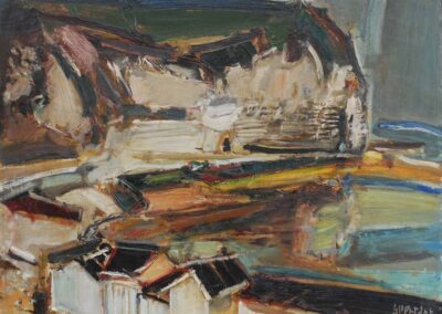 Roger Guerrant (1930-1977) Yport le chicard hsi 65x81