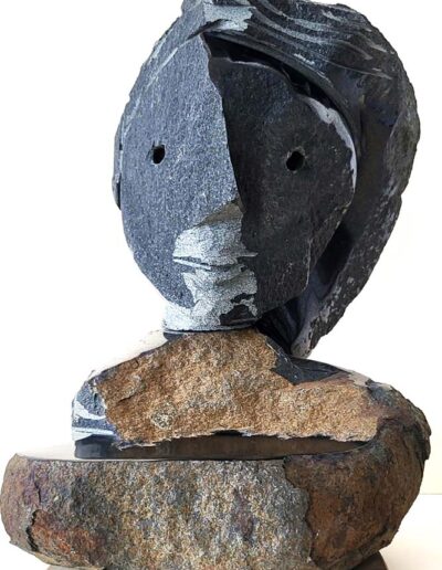 Jean-Yves Gosti la femme lune (basalt daté 2024)