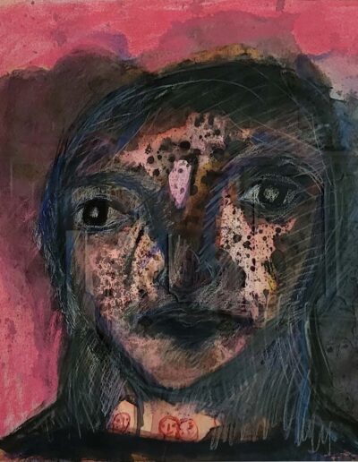 Jean-Yves Gosti (né en 1960) Quelques souvenirs technique mixte 43,5x43,5 sbd