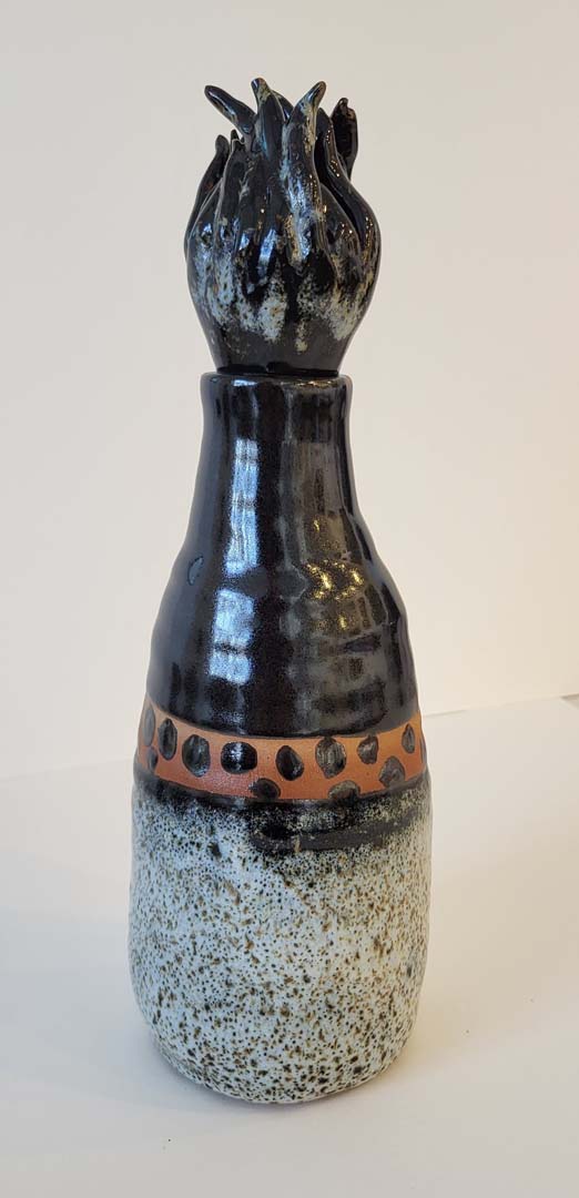 Pascale Robakowski (née en 1949) bouteille japonisante ref A5