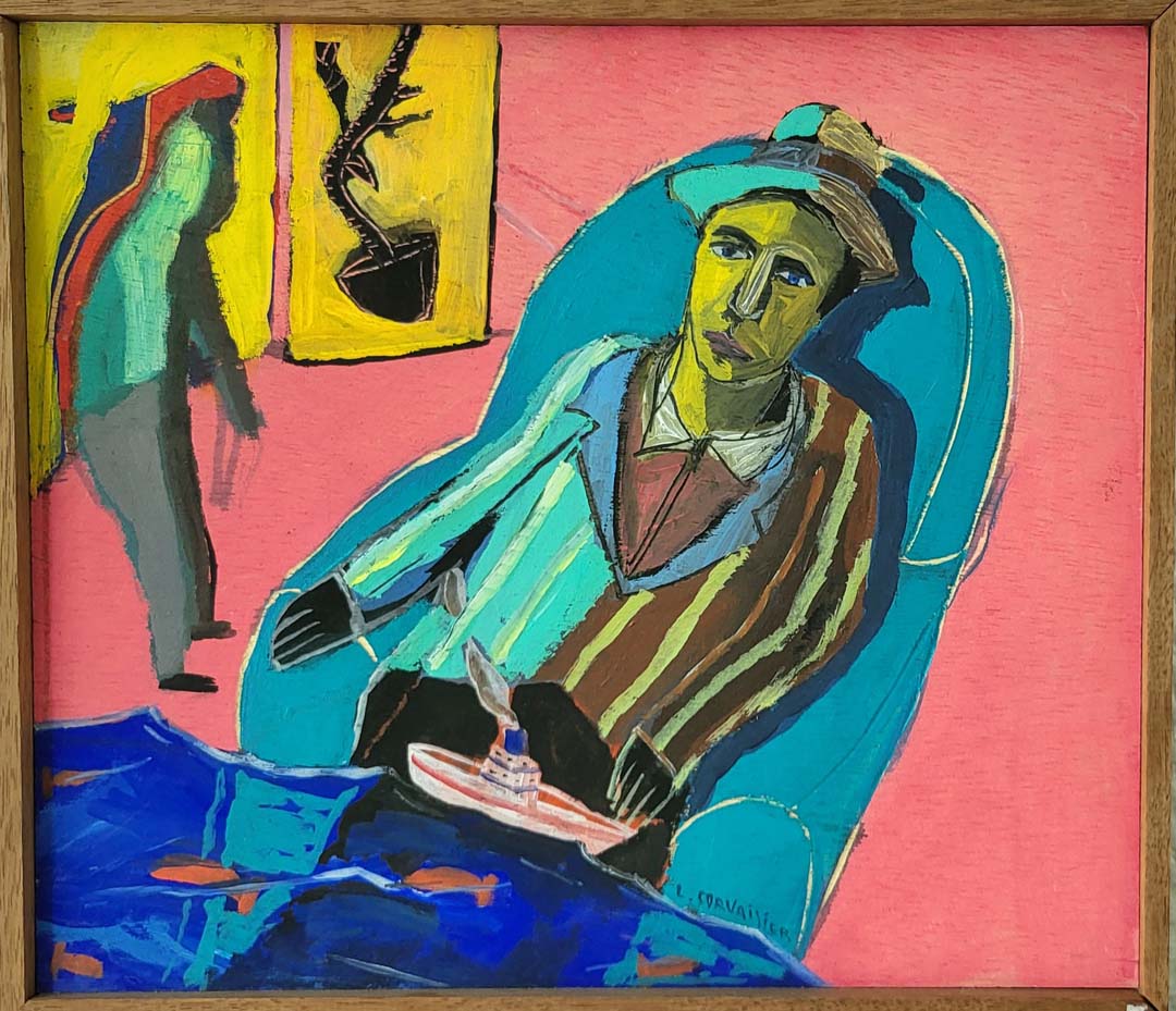 Laurent Corvaisier un doux rêve panneau 34x39