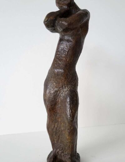 Bernard Mougin (1918 - 2002) La petite femme pensive (1968) n°6-8 fonte Deroyaume