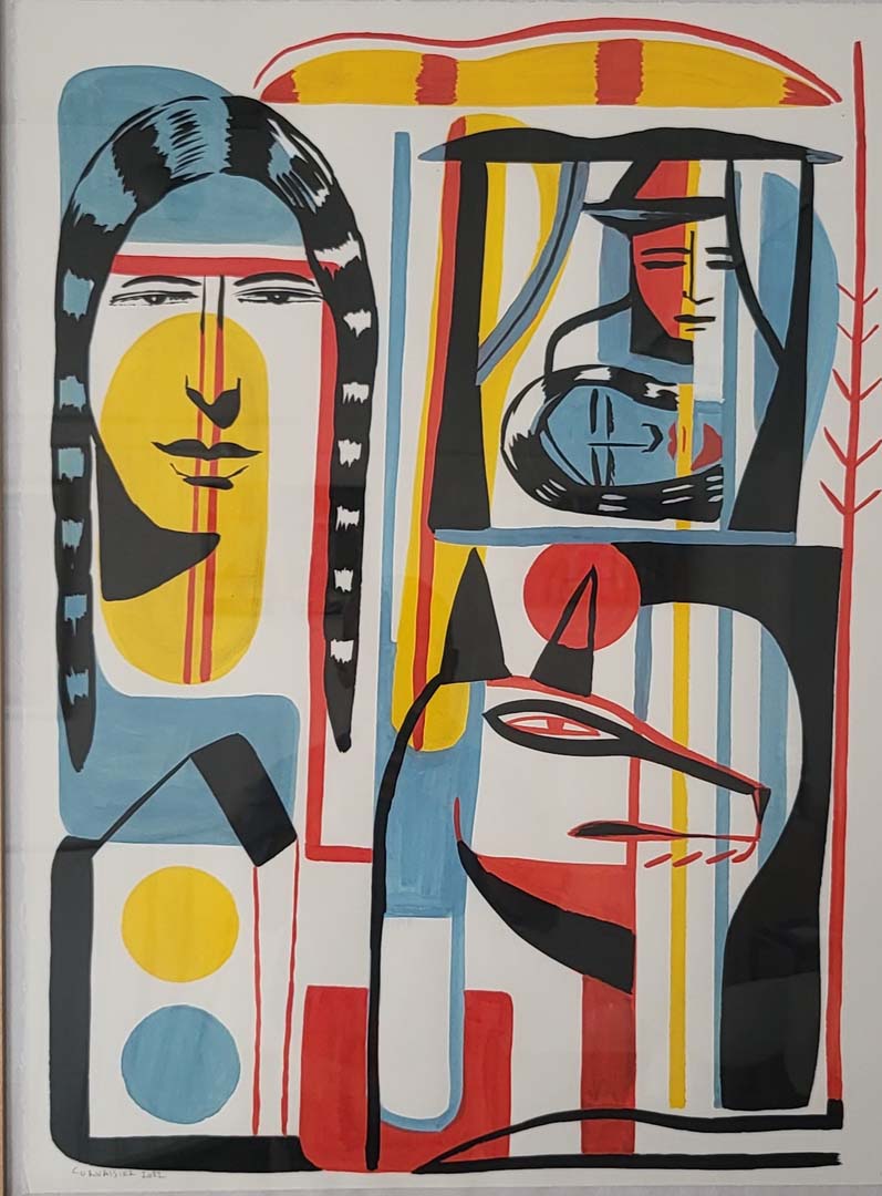 29 Laurent Corvaisier (né en 1964) gouache 76x56